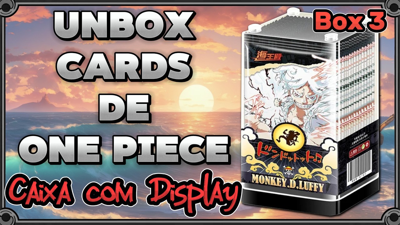 Box que vira display de Acrílico, Cards de One Piece #waifu #goddessstory #cards
