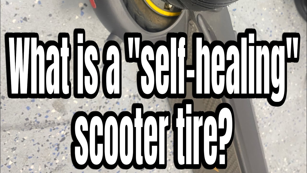 What is a “self-healing” scooter tire?