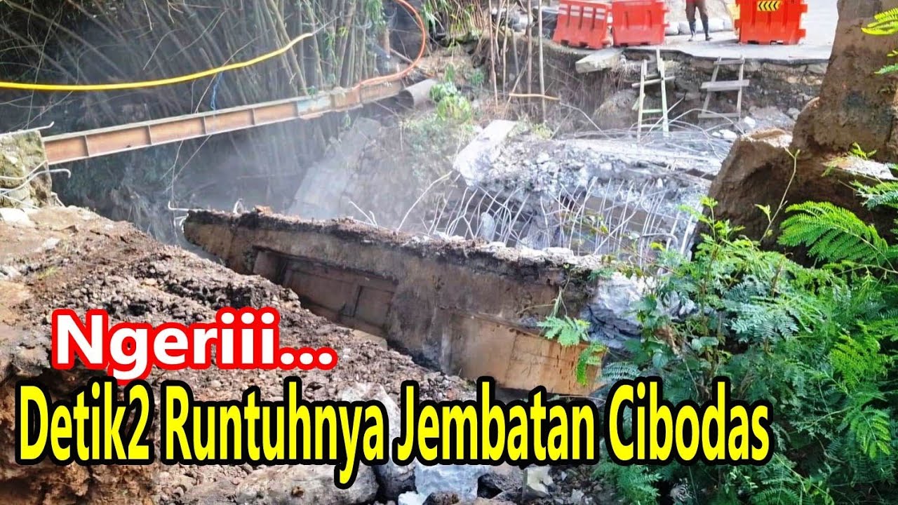 Detik2 Jembatan Cibodas diruntuhkan - Normalisasi Kali kalapa Ds. Wadas
