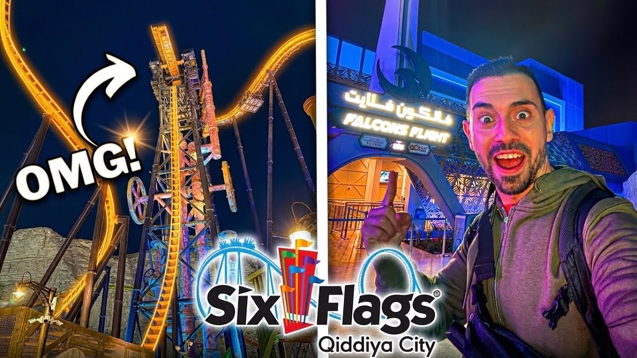 Mi ÚLTIMA AVENTURA en Six Flags Qiddiya!! 💔 Adiós al parque de mis SUEÑOS