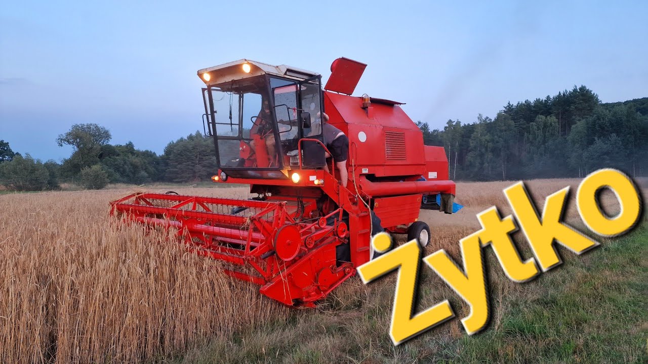 Mieszanka na usługach - Próbujemy kosić Żytko | Bizon Rekord Z058