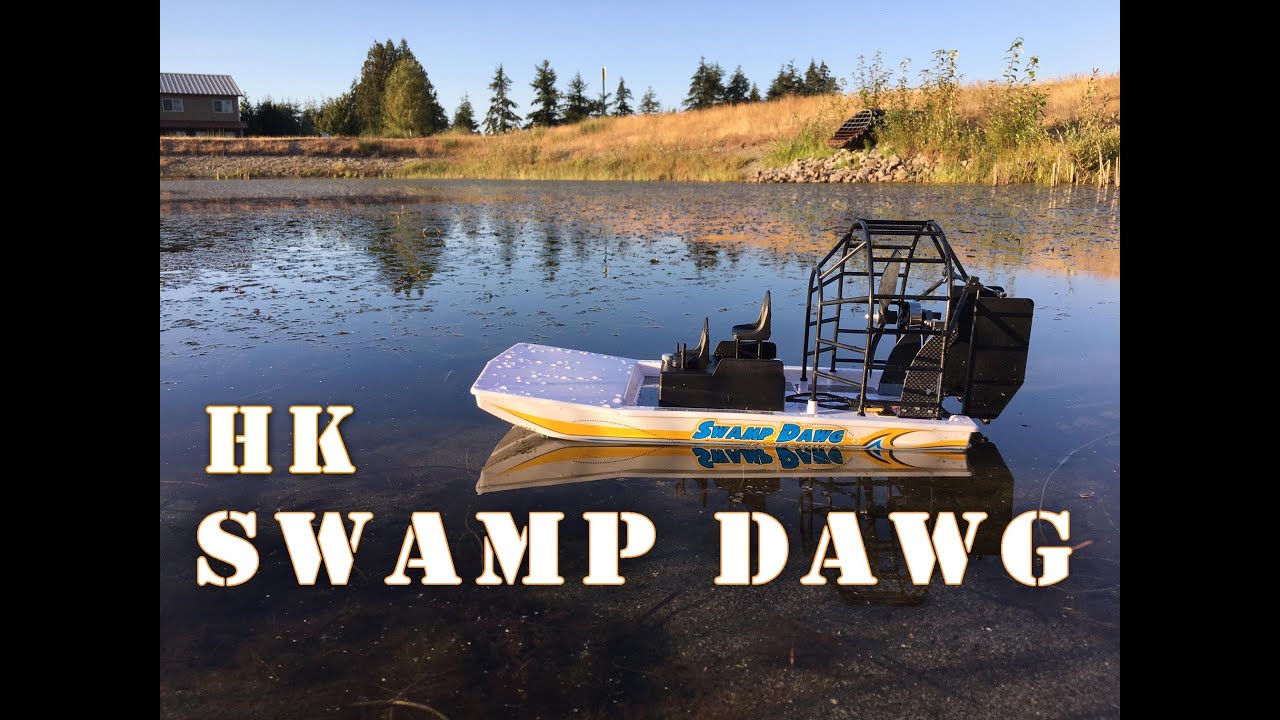 HobbyKing Swamp Dawg Airboat Unboxing and Driving Review!