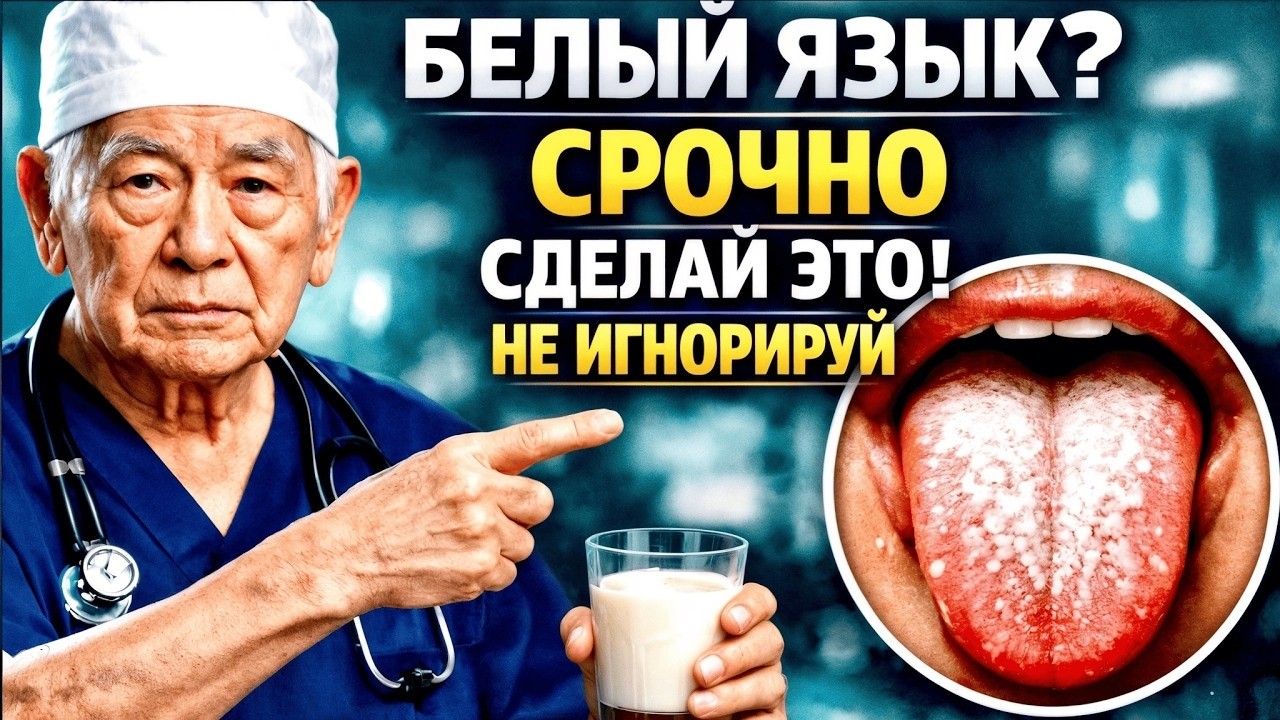 БЕЛЫЙ НАЛЁТ НА ЯЗЫКЕ — НЕ ПРОПУСТИ ГРИБОК! - ПРИЗНАК, КОТОРЫЙ МНОГИЕ ИГНОРИРУЮТ