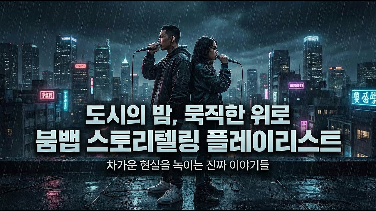 차가운 현실을 데우는 가장 묵직한 독백: 붐뱁 스토리텔링 플리 #ai자작곡 #ai  #hiphop #boombap #storytelling #붐뱁비트 #힙합 #playlist