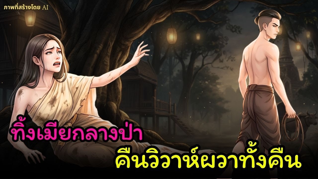 [นิทานพื้นบ้าน]ทิ้งเมียพิการในป่า หวังแต่งเศรษฐีคืนเดียวเจอปานแดงสยอง | นิทานผี