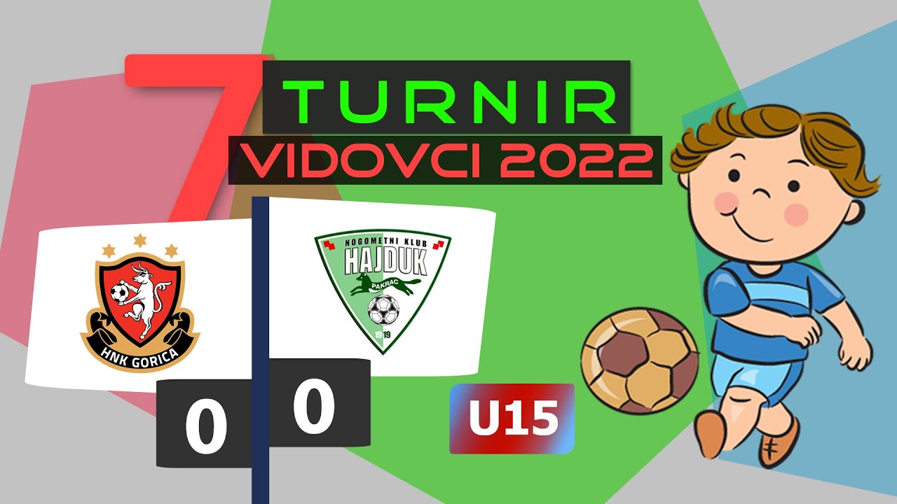 HNK Gorica - NK Hajduk  0:0 # 7. Nogometni Turnir Vidovci 2022 # U15 # Polufinale # Penali