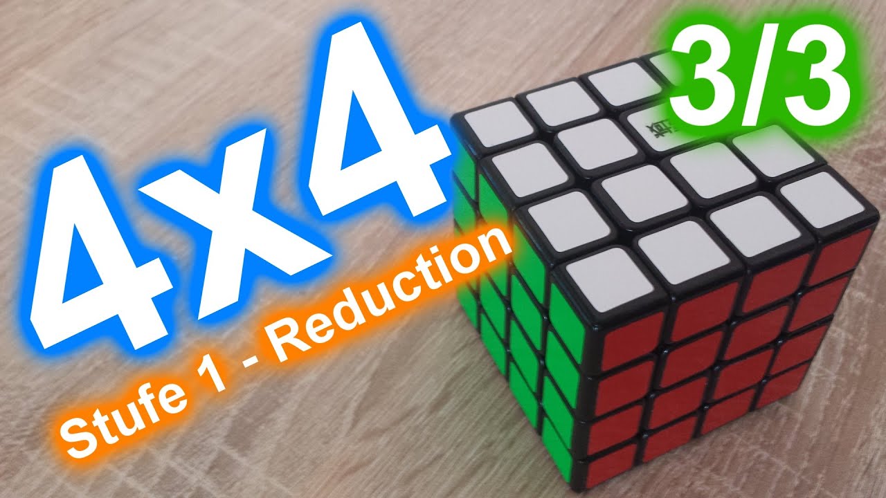4x4 Zauberwürfel lösen | Die 3x3 Ebene | Reduction | BoaToX