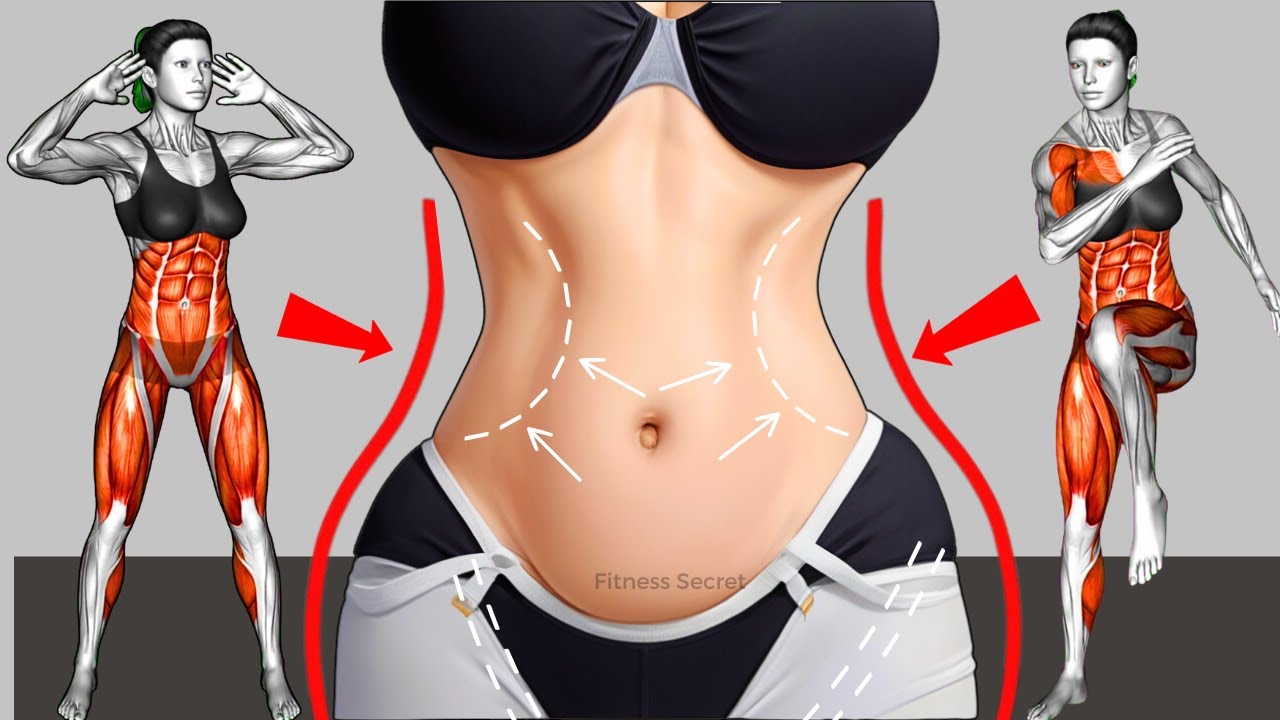 🔥 REDUCE Your 'DONUT BELLY' in Just 2 Weeks 🔥 30-minute STANDING Workout➜ ! Get a FLAT BELLY