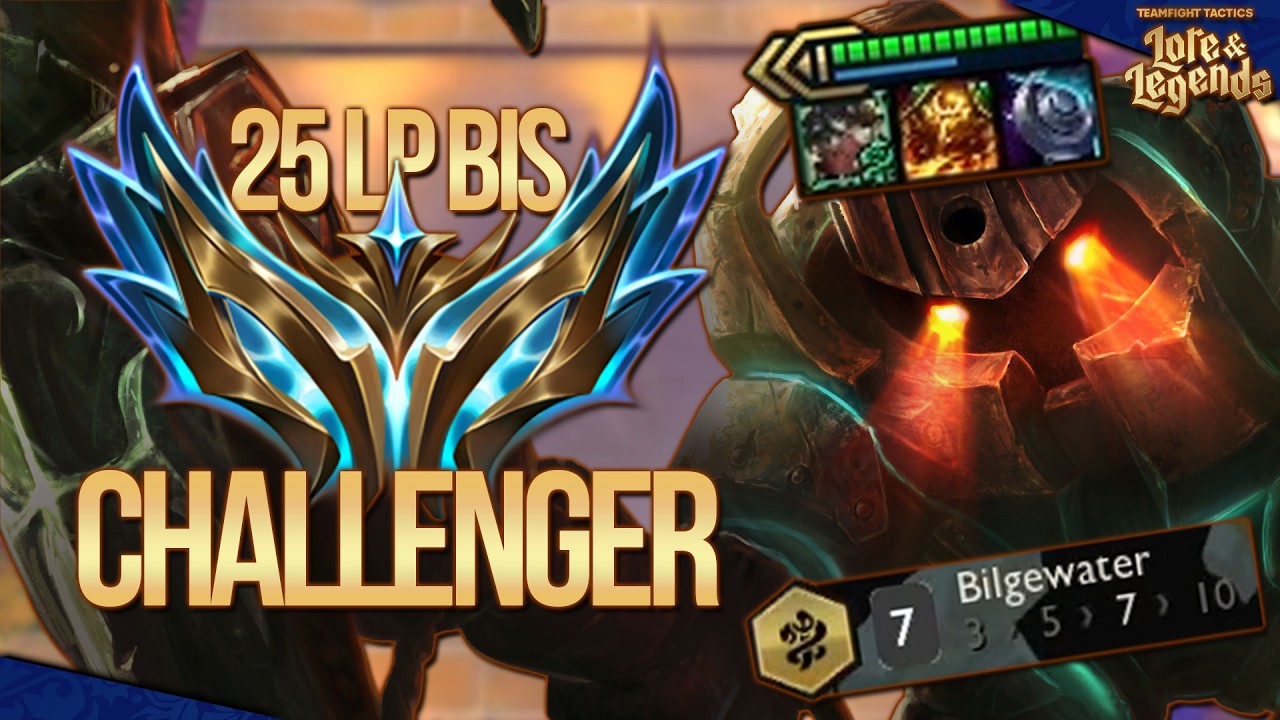 25LP bis Challenger - BILGEWATER TIME! | TFT Set 16 Banger 57
