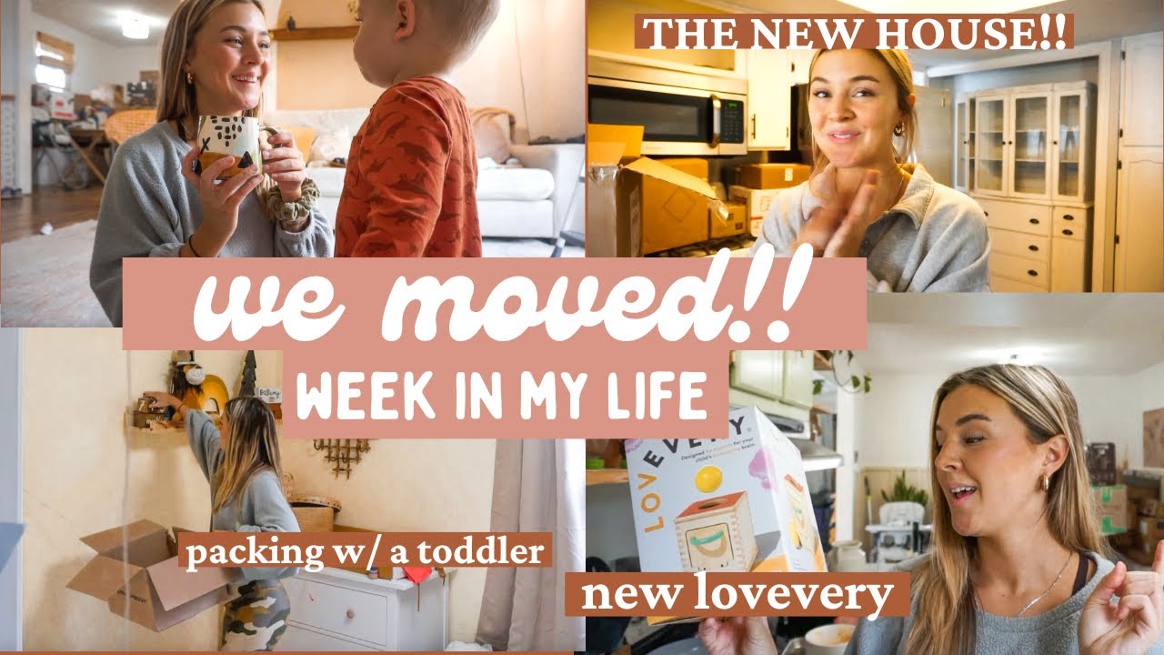 WE MOVED!! moving vlog...last vlog in our first home