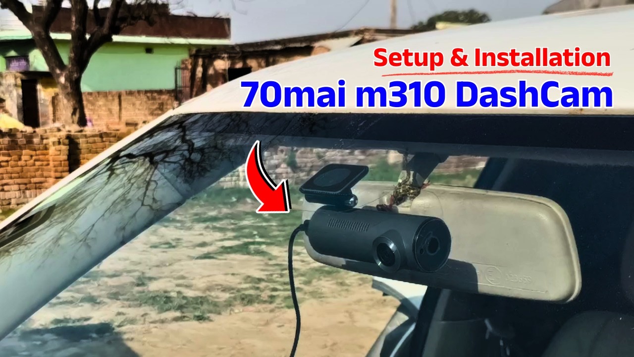 70Mai M310 Car Dashcam: Unboxing & Installation⚡⚡ | Car me Dashcam Kaise Lagaye
