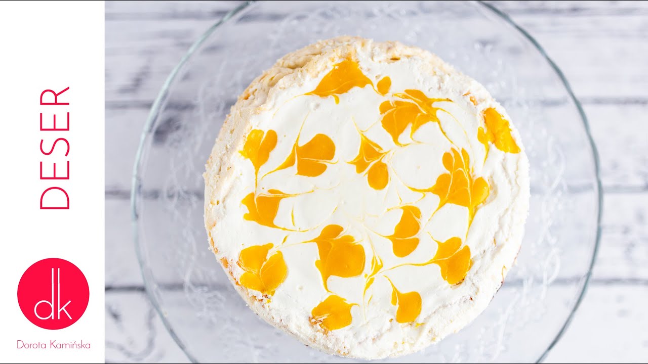 Sernik z musem mango 🍰 🥭 | Dorota Kamińska