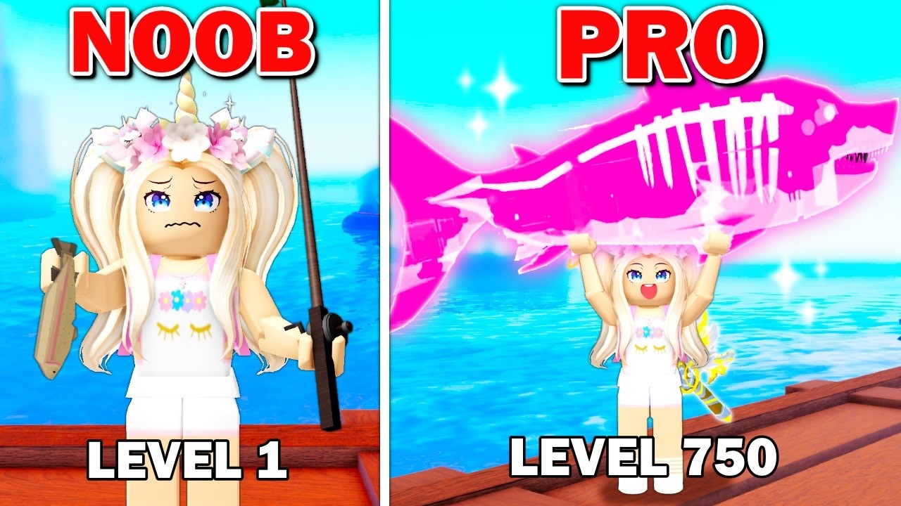 FISCH NOOB To PRO In 24 Hours! (Roblox)