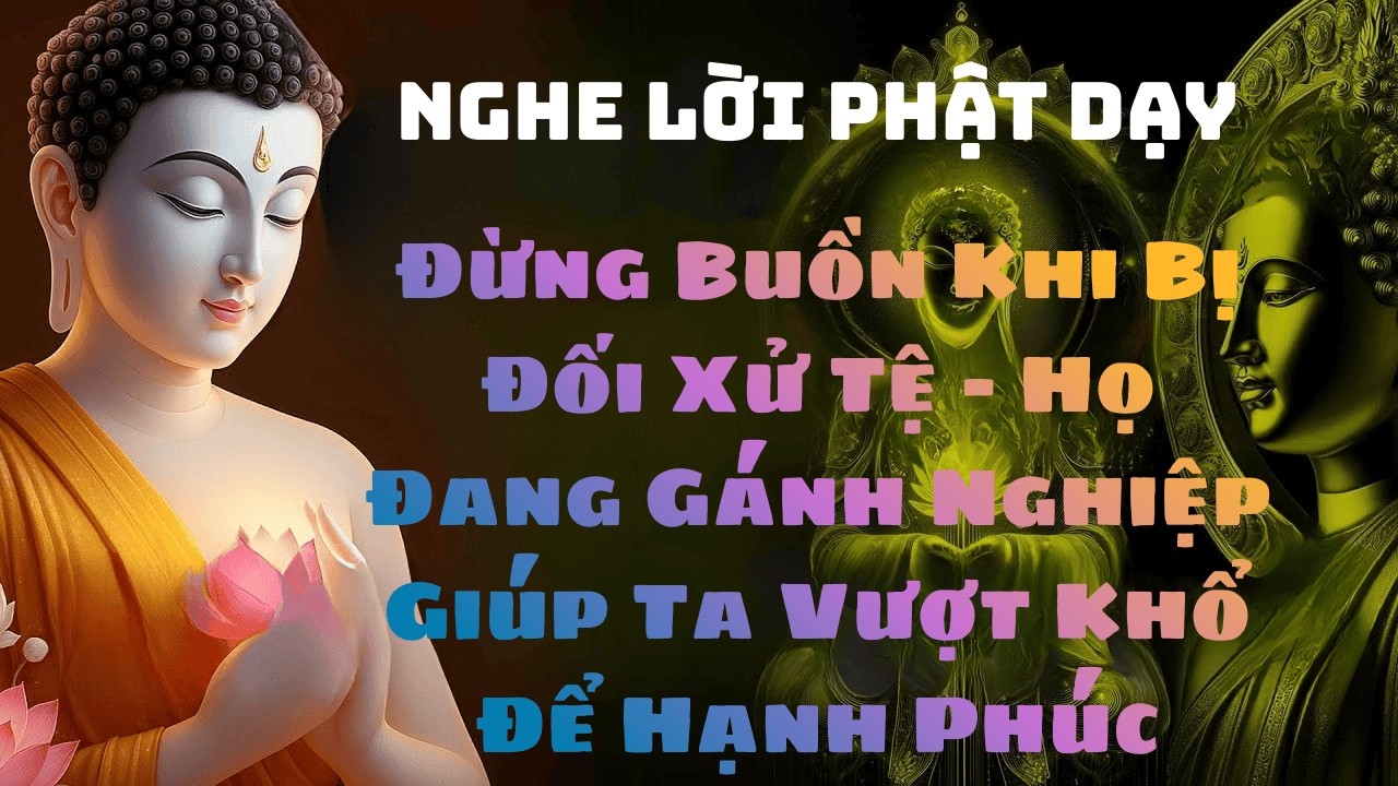 Đừng Buồn Khi Bị Đối Xử Tệ,Họ Đang Gánh Nghiệp Giúp Ta-Phật Dạy Vượt Khổ Để Hạnh Phúc#loi phat day