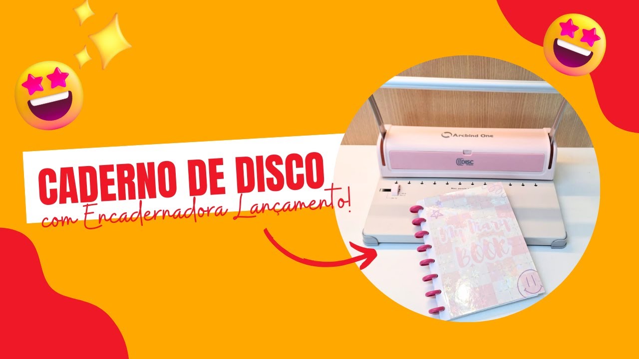 Passo a passo Caderno de disco com a encadernadora soft disco da Marpax! | Lançamento