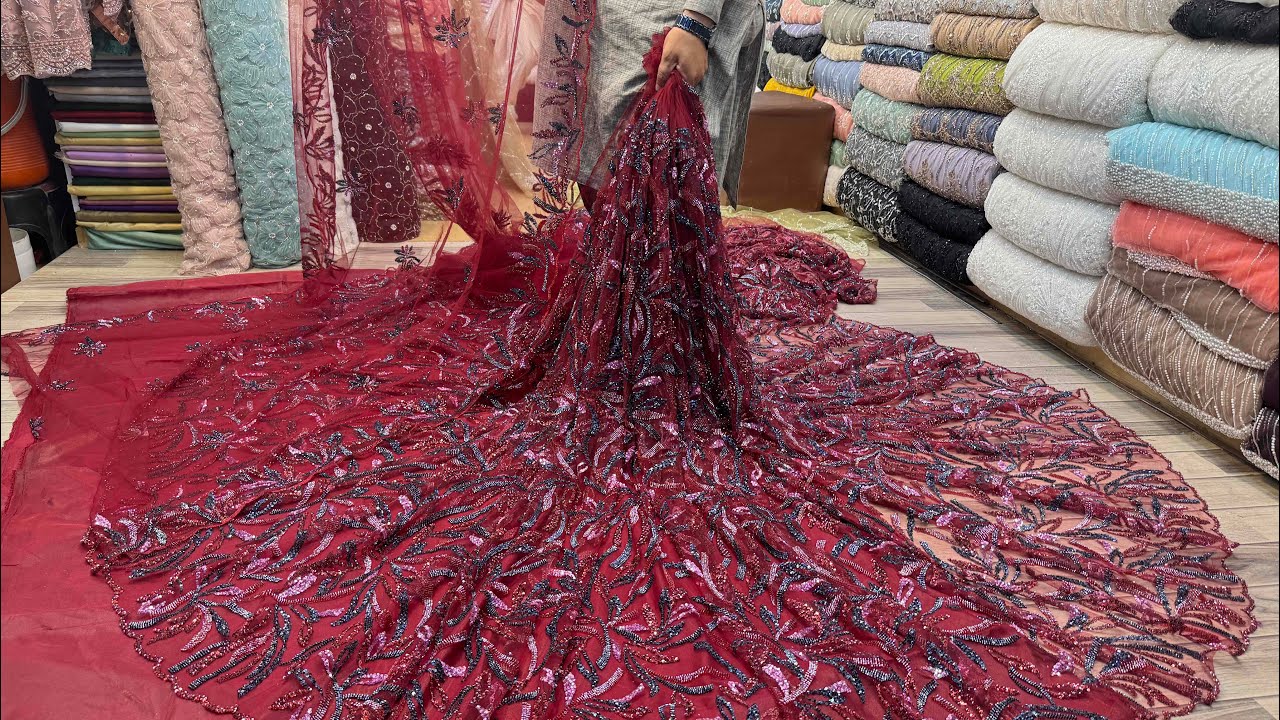❤️New Net Cutdana Design✨💎Gulf Center Rawalpindi💕💫| Mashallah Fabrics | Contact Number 03125783189