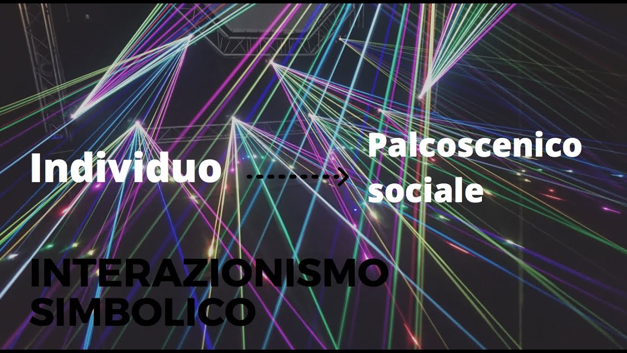 SOCIOLOGIA   INTERAZIONISMO SIMBOLICO