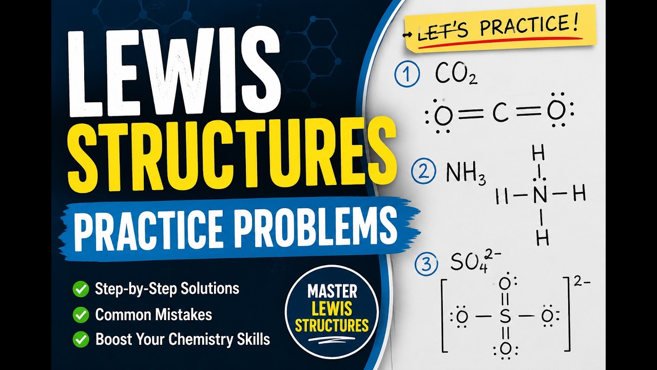 How to Draw Lewis Structures: Practice Problems