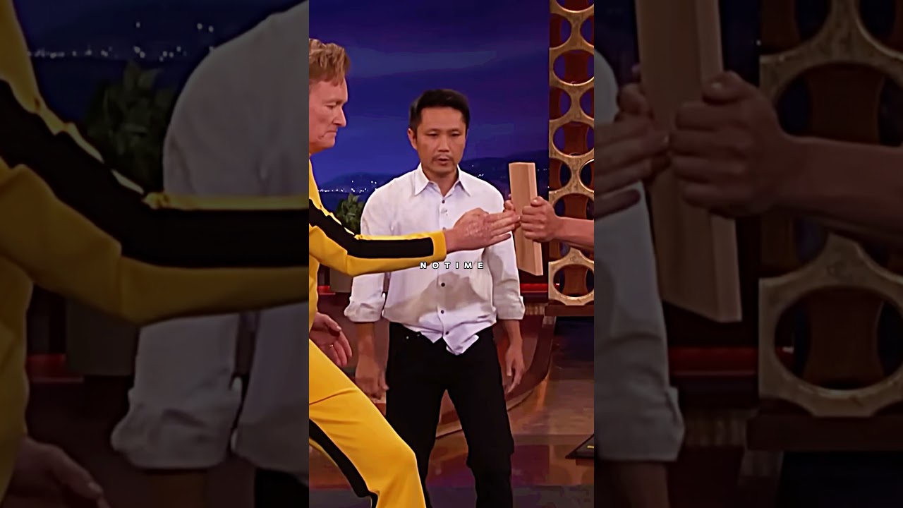 Conan Tries Bruce Lee's 1-Inch Punch