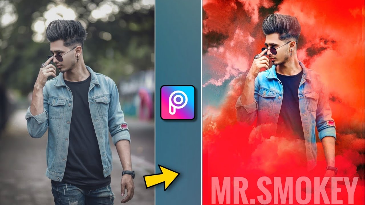New Picsart Smoke effect | Picsart Photo Editing | Snapseed Editing Tricks | Xyaa Edits 🔥