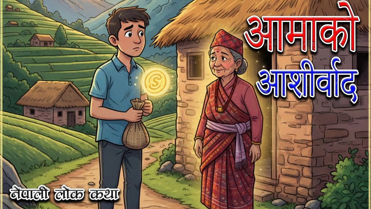 आमाको आशीर्वाद  | Nepali Lok Katha | नेपाली लोक कथा | Nepali Lok Katha | Nepali
