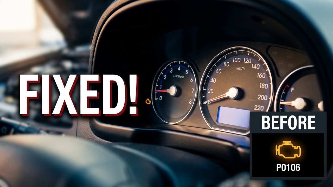 2010 Hyundai Santa Fe with P0106  Error Code DIY Fix