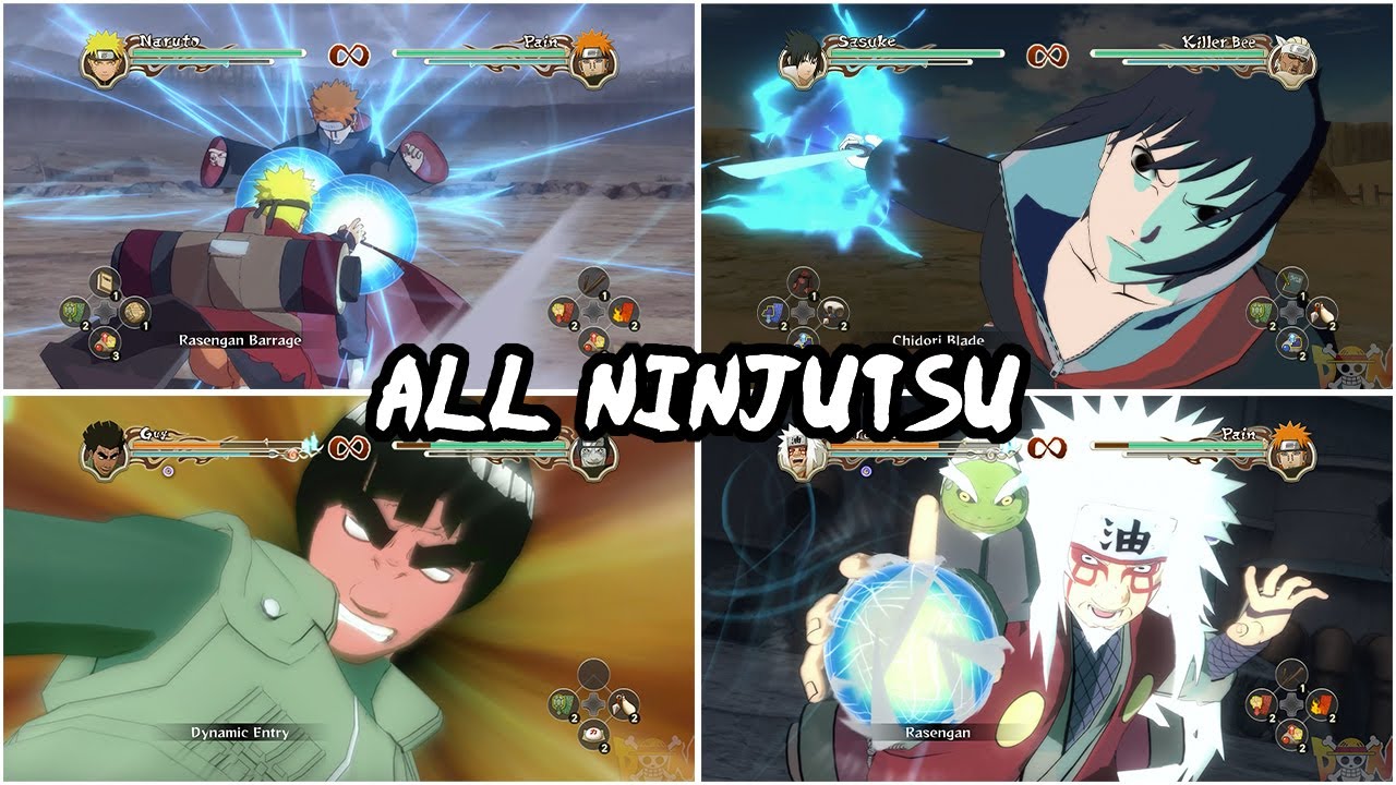 All Ninjutsu | Naruto Shippuden: Ultimate Ninja Storm 2 (2010)