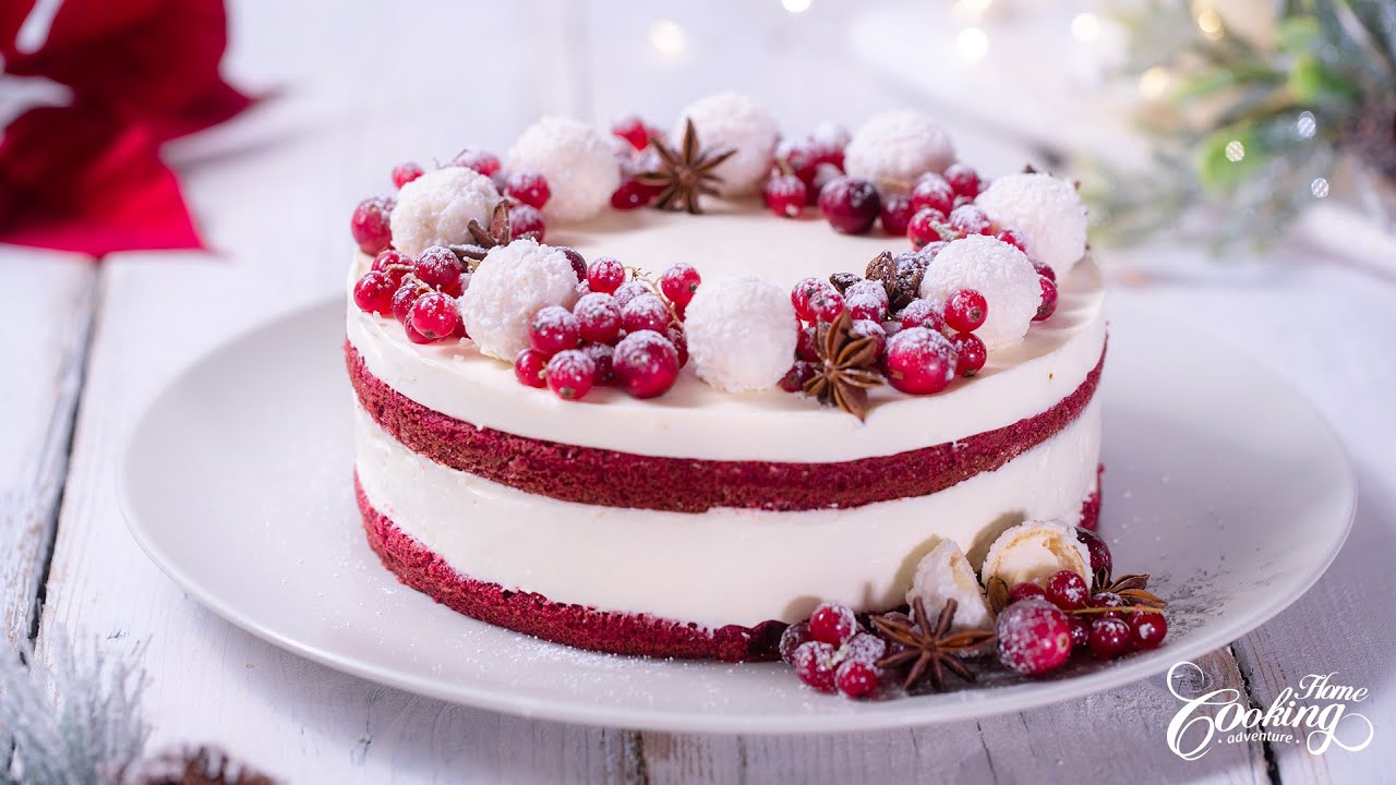 Red Velvet White Chocolate Cheesecake