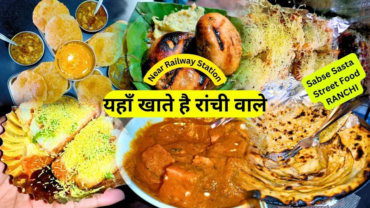 Famous RANCHI Street Food Tour Ever | Rooftop Restaurants in Ranchi | Jharkhand Street Food