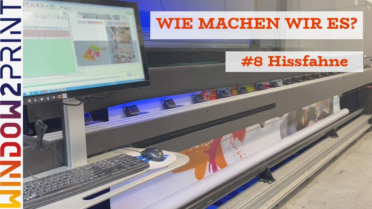 Werbefahnen &ndash; Wie entsteht eine Fahne mit Karabinerhaken? | Was ist eine Fahne f&uuml;r den Mast ?