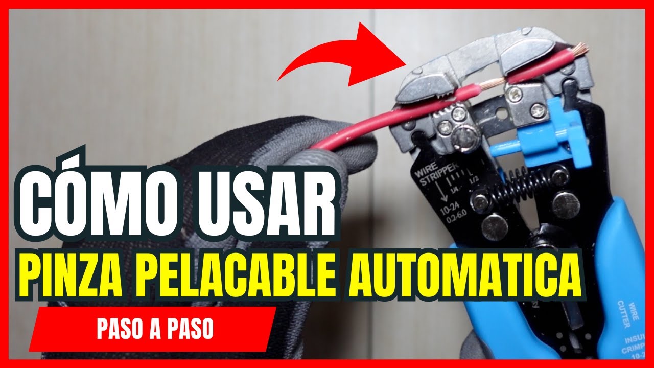 Pinza Pelacable Automatica / Cómo Usar? ✅