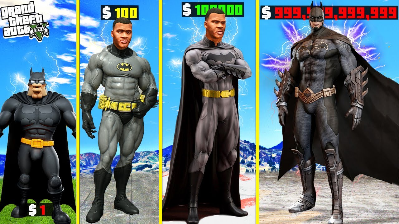Shinchan UPGRADE $1 BATMAN TO $1,000,000,000 BATMAN IN GTA5