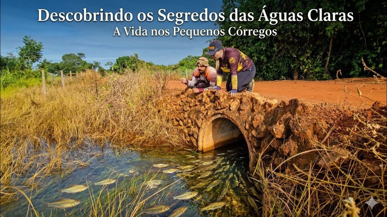 ESTÁ LOTADO! ​O SEGREDO DA ESTRADA: O BUEIRO QUE BROTA MUITO PEIXE! 🎣