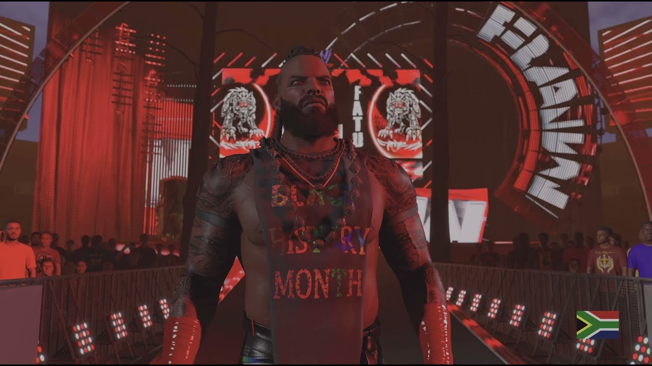 WWE 2K25_Jamal Stone vs Mustafah The Mastadon-Happy Black History Month