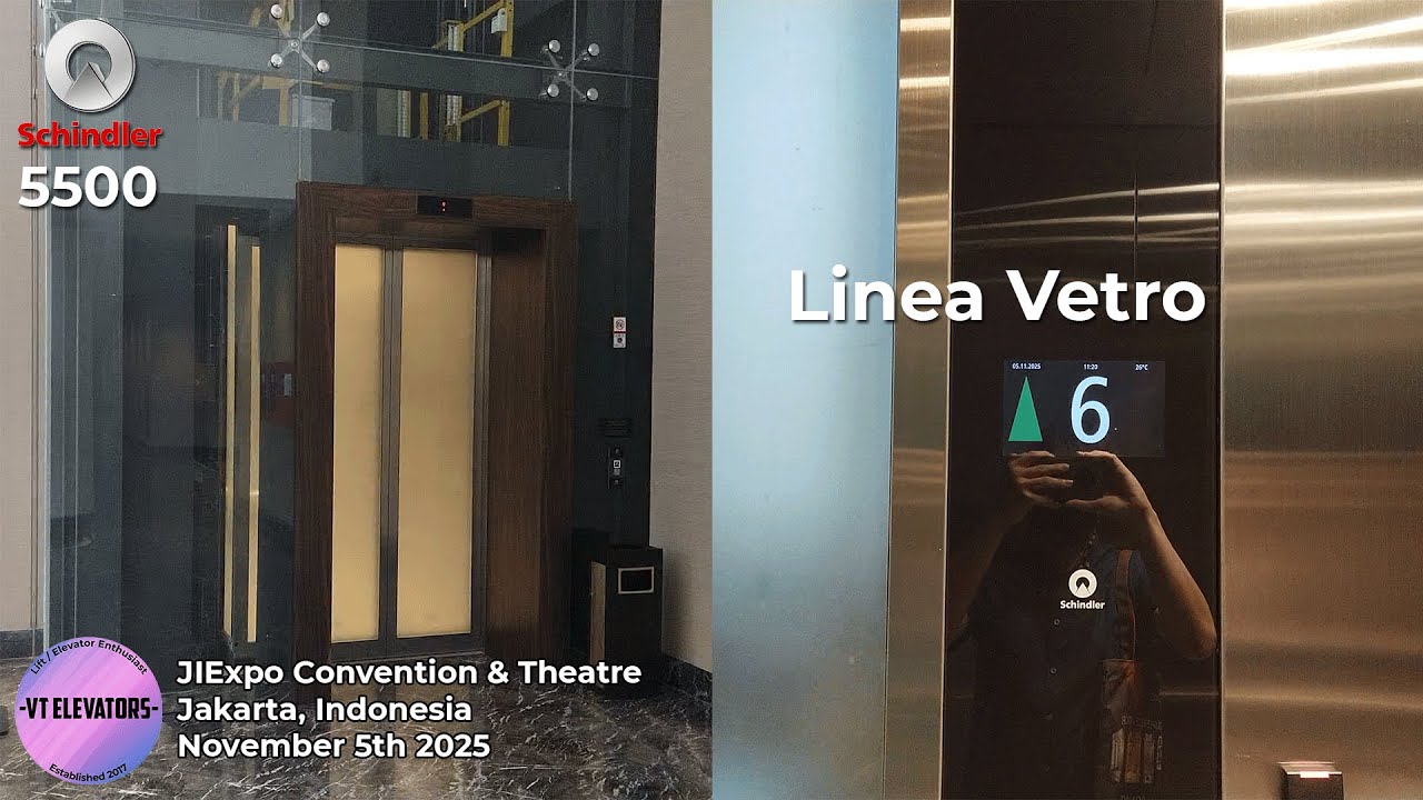 Happy New Year | RARE Schindler 5500 Glass Lift - JIExpo Convention & Theatre, Jakarta