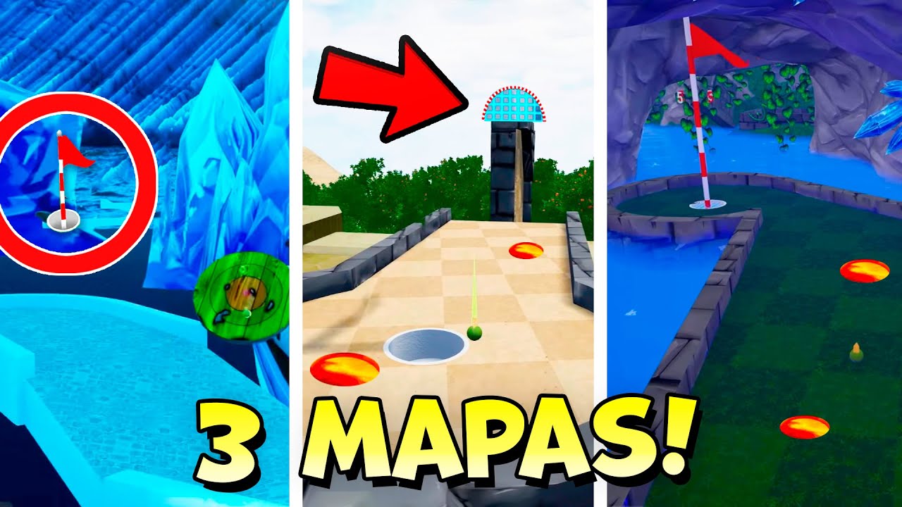 Hoyos IMPOSIBLES! 3 Mapas en 1 Video