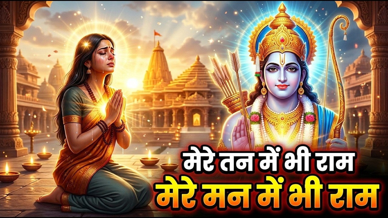 1 Hour Nonstop मेरे तन में भी राम मेरे मन में भी राम | Ram Naam Bhajan | Shri Ram Bhajan