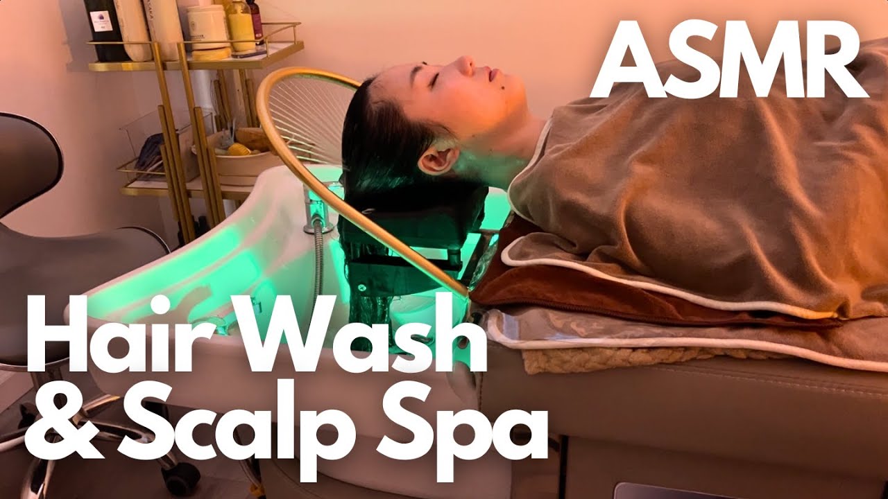 ASMR Hair Wash & Scalp Spa | Relaxing Scalp & Head Massage in NYC