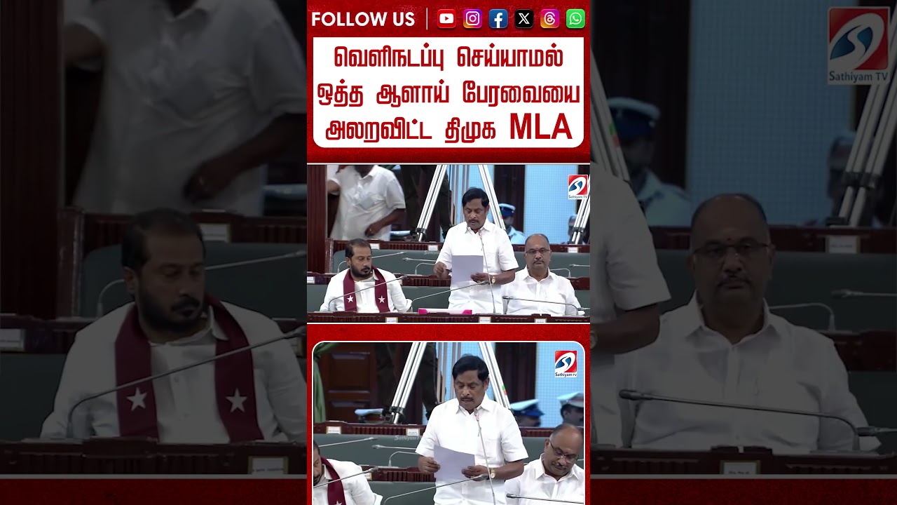 வெளிநடப்பு செய்யாமல் ஒத்த ஆளாய் பேரவையை அலறவிட்ட திமுக MLA