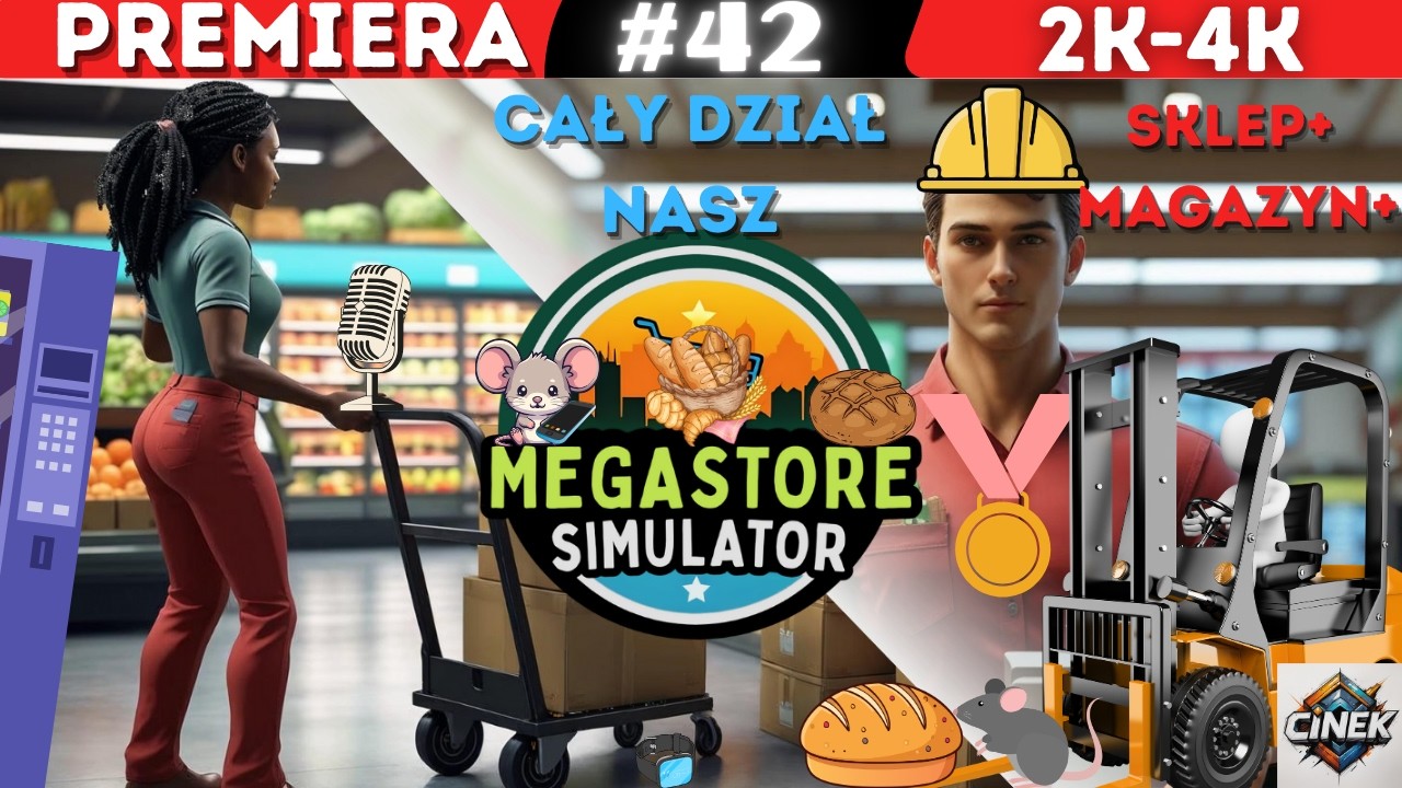 🥯CAŁY DZIAŁ NASZ💪🏻📱📺💻📦🥖🏪MEGASTORE SIMULATOR#42#simulator#gameplay#letsplay#games