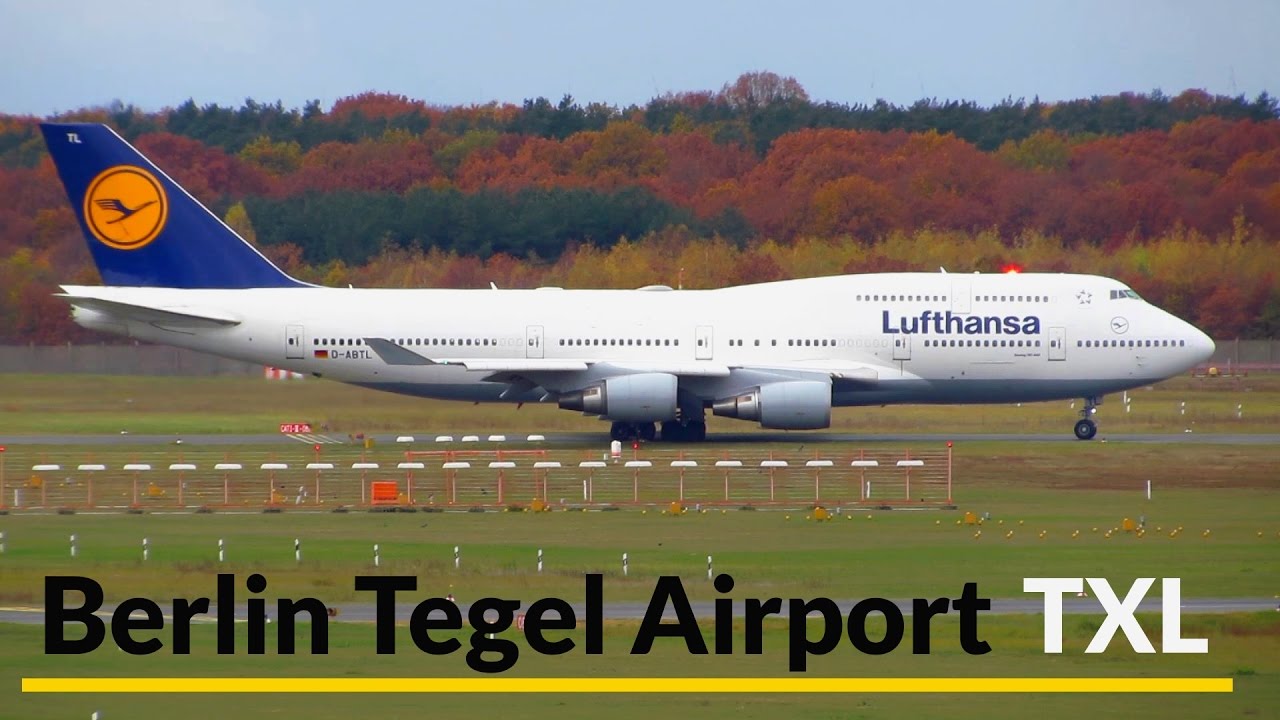 40 Minutes BUSY Planespotting at Berlin Tegel Airport: 747, 767, A330 & more! [Full HD]