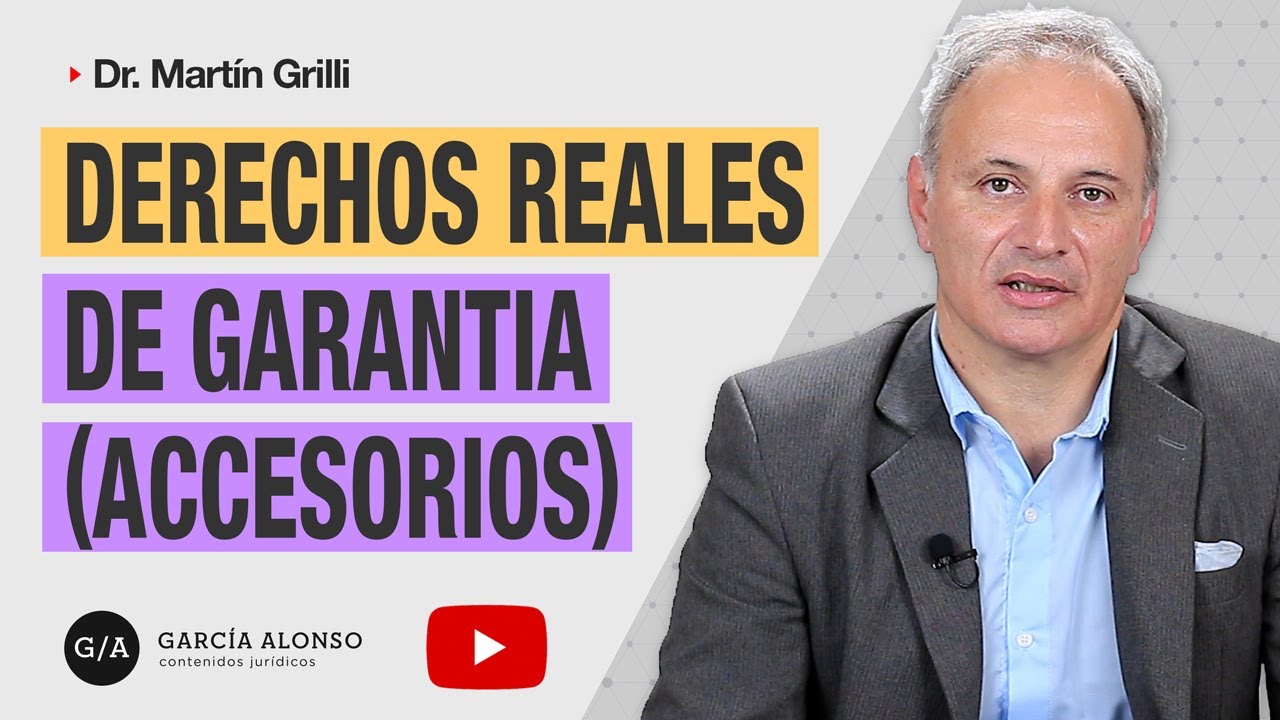 DERECHOS REALES DE GARANTÍA: HIPOTECA, PRENDA ANTICRESIS