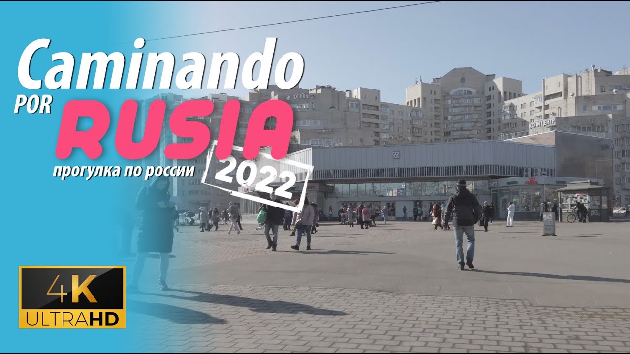 Caminando por Rusia - Marzo 2022 (San Petersburgo) 4K (POV russia street march 2022) St Petersburg