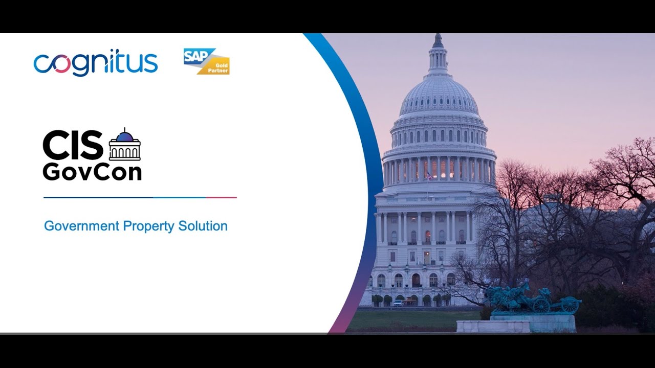 Government Property Solution Demo | CIS-GovCon | Cognitus