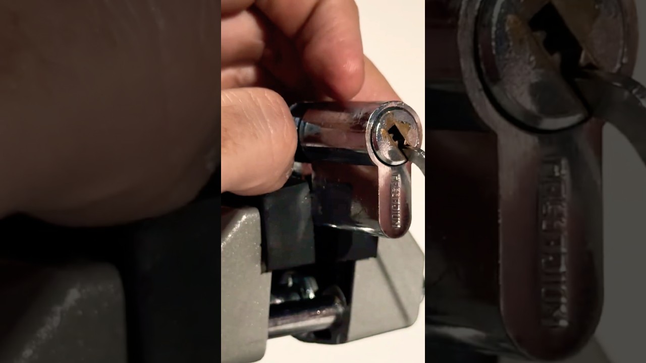Без ключа открыл замок #lockpicking #аварийноевскрытиезамков
