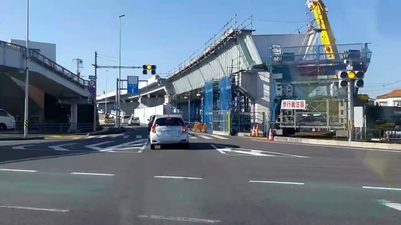 2022/11/28 　松山外環状道路工事進捗状況　松山IC~南吉田間