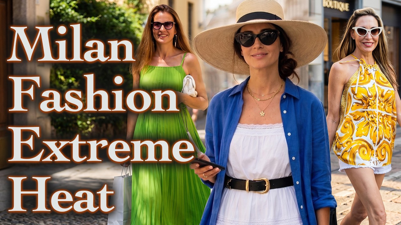 Milan in Extreme Heat: The Outfits That Still Look Effortless | Milan Street Style July 2026