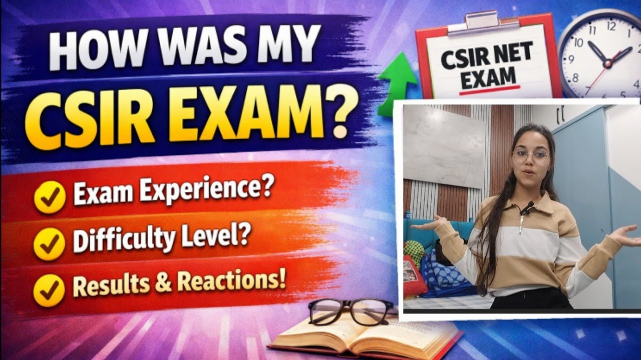 How was my CSIR EXAM🥲🙂#csirnetaspirant #csirexam #csir2025#csirresult #csircutoff