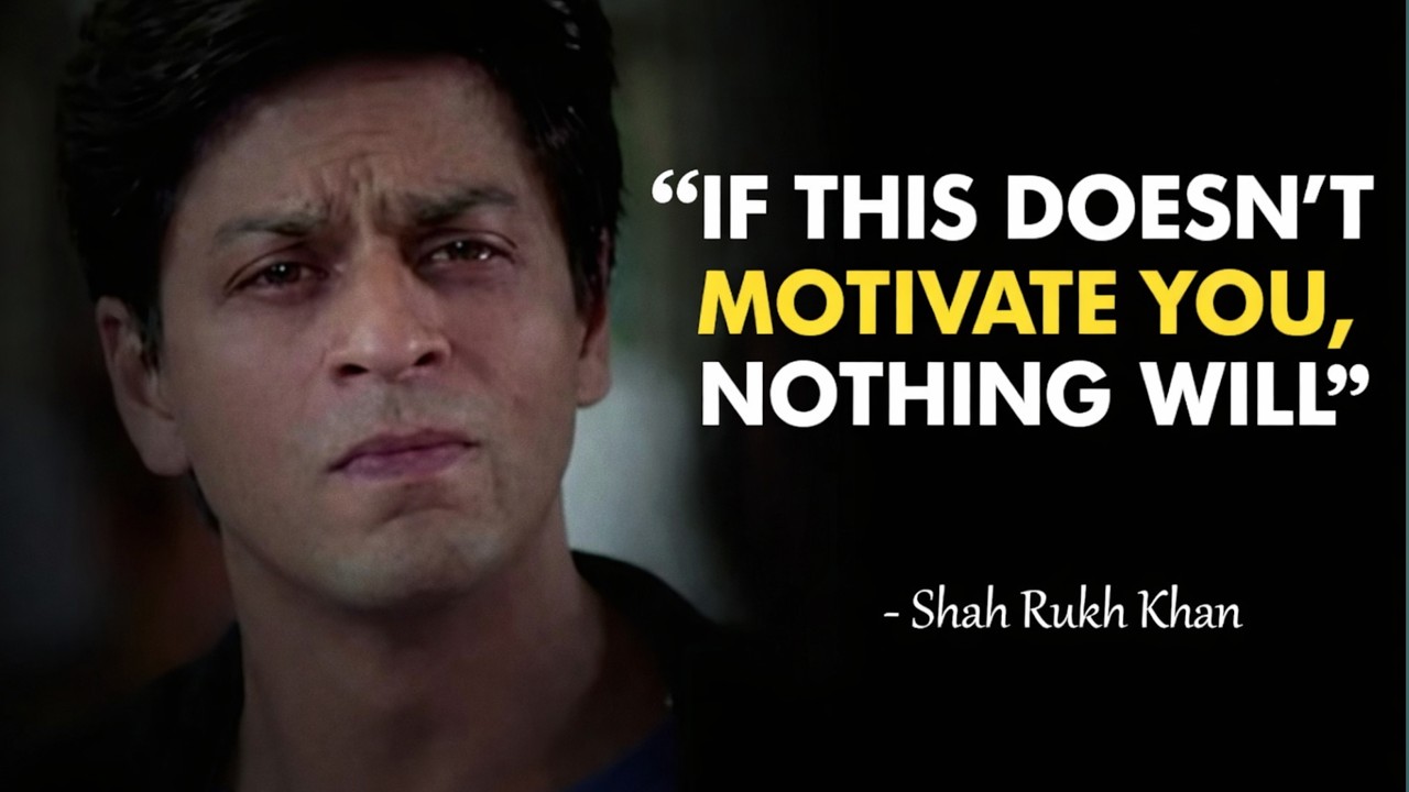 Shah Rukh Khan’s Eye-Opening Speech That Will Change Your Mindset Forever