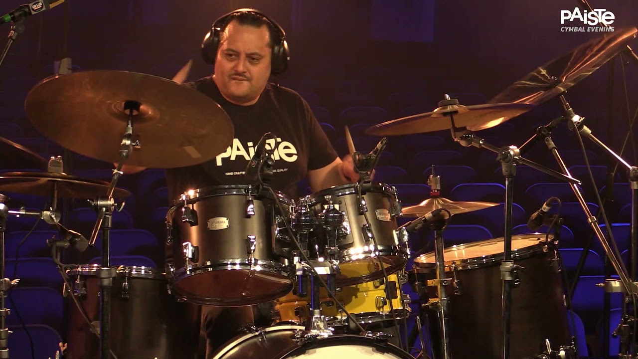 Zoltan Csörsz Jr at Paiste Cymbal Evening